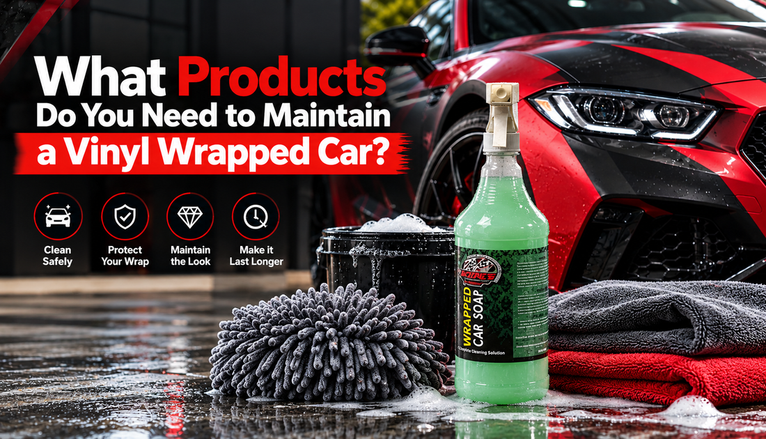 What Products Do You Need to Maintain a Vinyl Wrapped Car