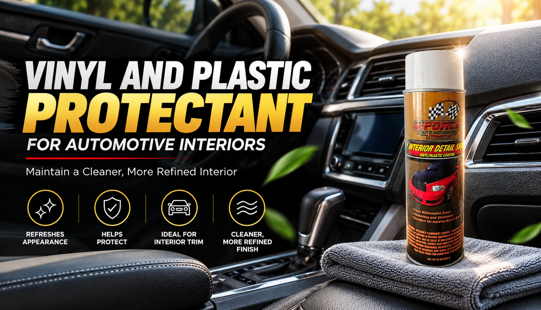 Vinyl and Plastic Protectant for Automotive Interiors
