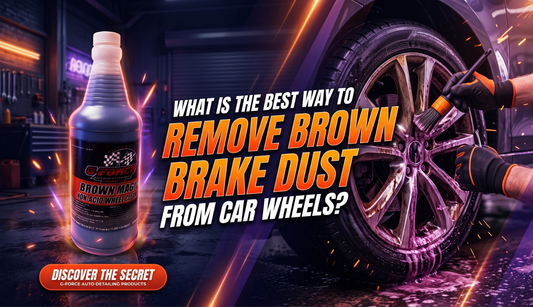 What Is the Best Way to Remove Brown Brake Dust From Car Wheels
