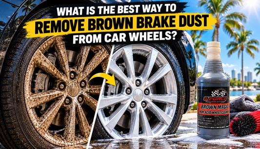 What Is the Best Way to Remove Brown Brake Dust From Car Wheels