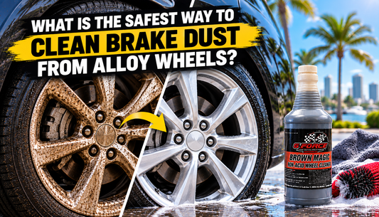 What Is the Safest Way to Clean Brake Dust From Alloy Wheels?