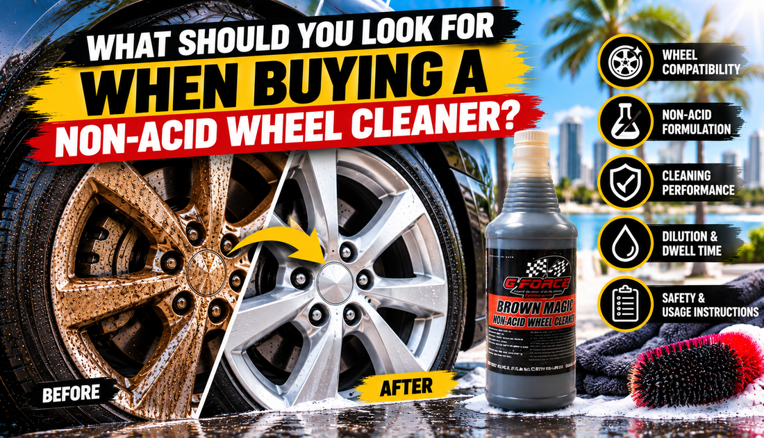 What Should You Look for When Buying a Non-Acid Wheel Cleaner