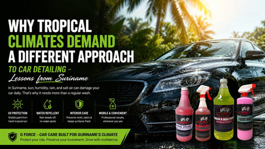 Auto detailing in Suriname