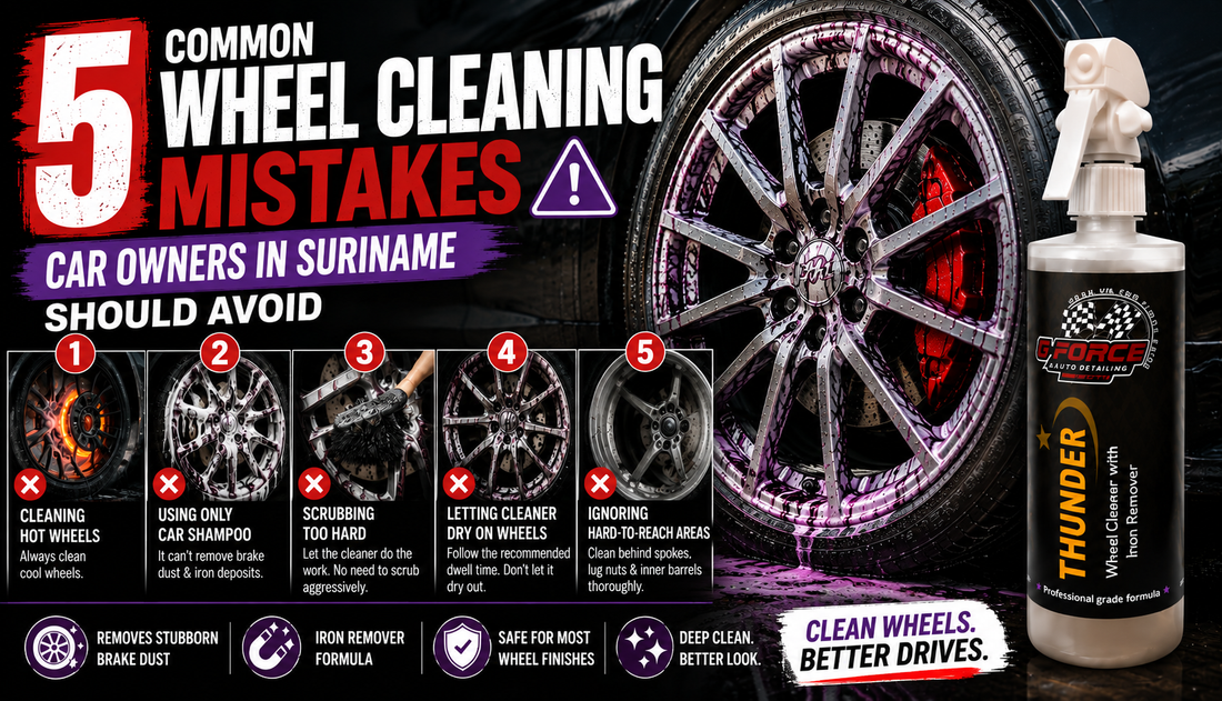 Wheel Cleaning Mistakes Car Owners in Suriname
