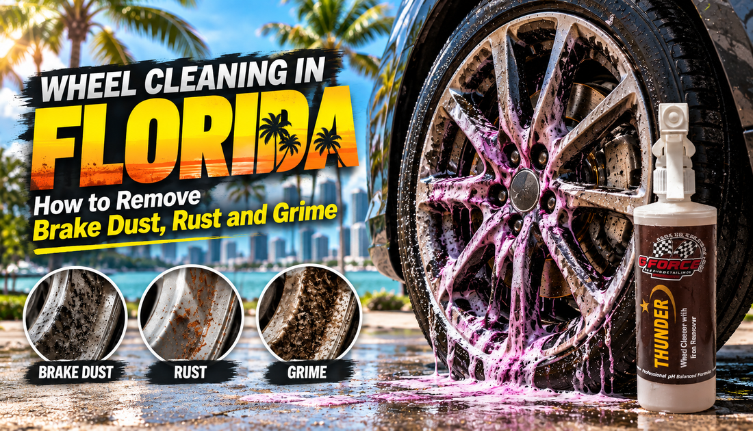 Wheel Cleaning in Florida: How to Remove Brake Dust, Rust and Grime