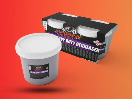 Powerful Super Heavy Duty Degreaser bottle, ideal for removing tough grease and grime from various surfaces