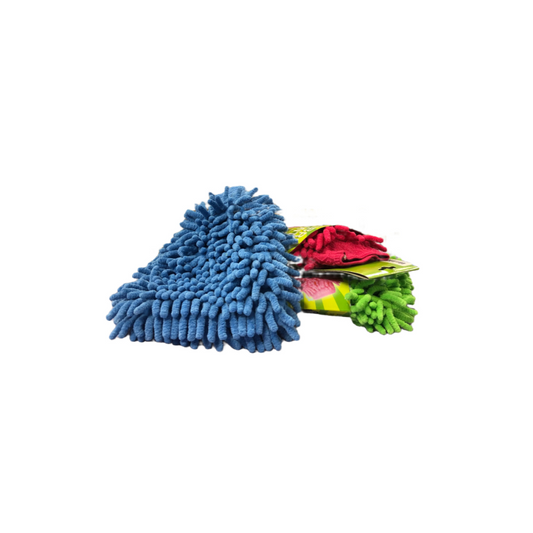 Multi Colored Microfiber Wash Mitt