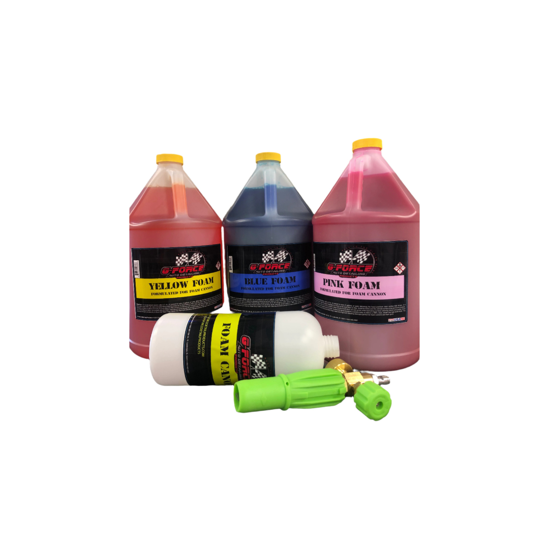 G Force pink foam, G force colored foam for car cleaning, car wash, carwash foam, auto detailing,