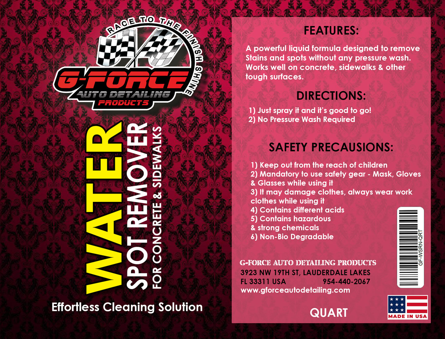 Tough surface cleaner