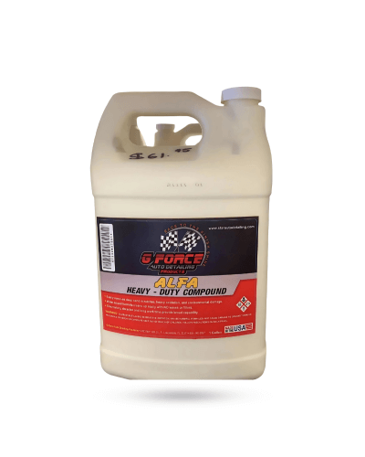 G Force Alfa Heavy Duty Compound 1 gallon bottle for car paint correction