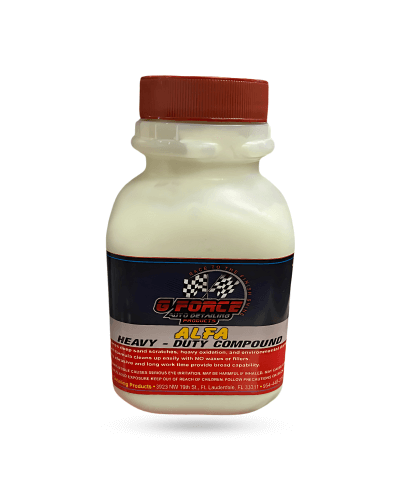 G Force Alfa Heavy Duty Compound bottle for car paint correction