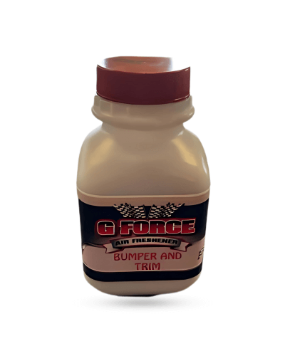 G Force Bumper and Trim Restorer bottle for automotive plastic trim restoration