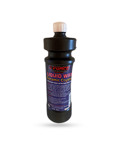 G Force Ceramic Crystal Paste Wax liquid wax bottle for automotive paint gloss and detailing