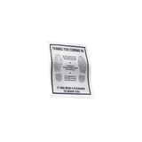 G Force disposable paper car floor mats, box of 500 for automotive detailing and vehicle service