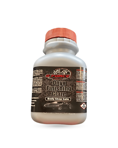 G Force Onyx Finishing Glaze for high-gloss automotive paint finishing