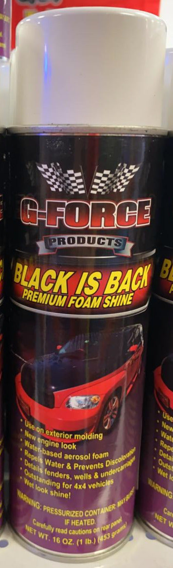 Black is Back  Premium Foam Shine