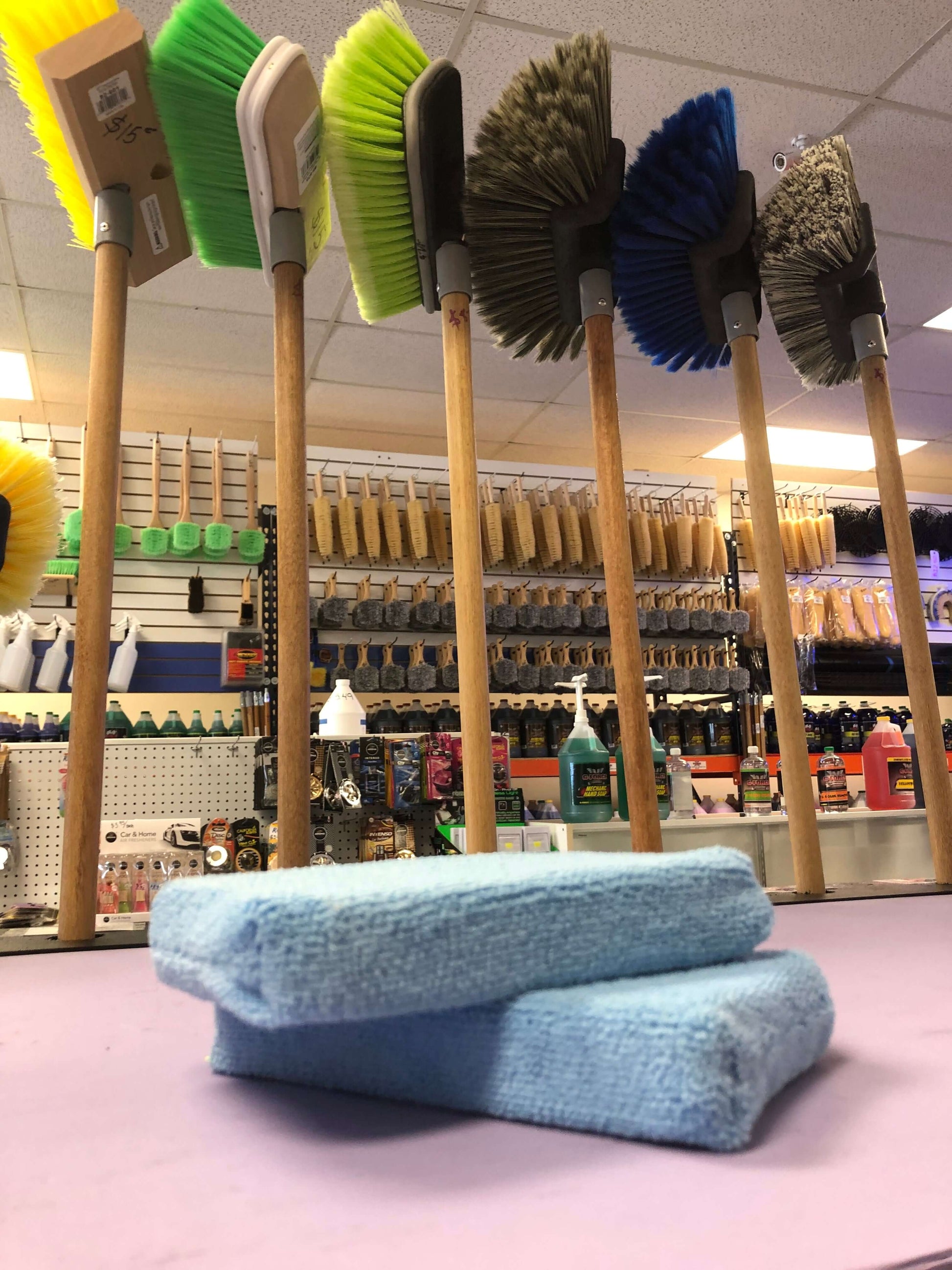 Blue Microfiber Pad for car wash