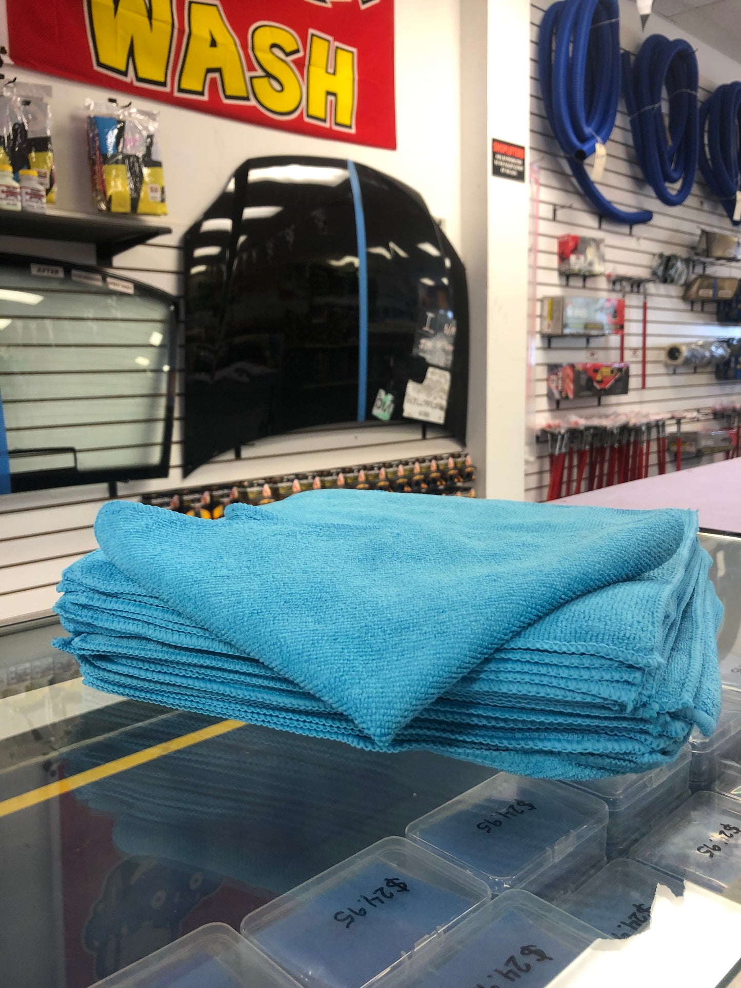 12x12 Microfiber Towel Navy Blue