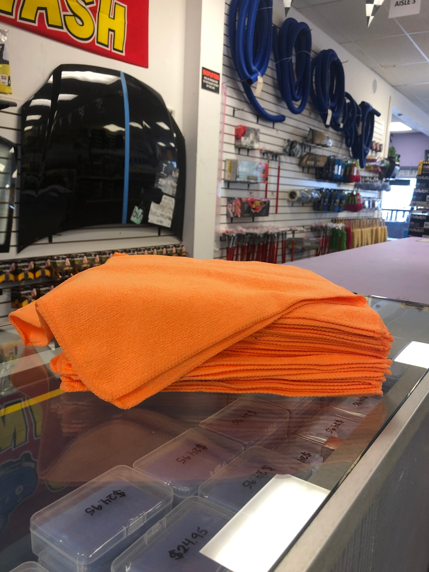 12x12 Microfiber Towel Orange