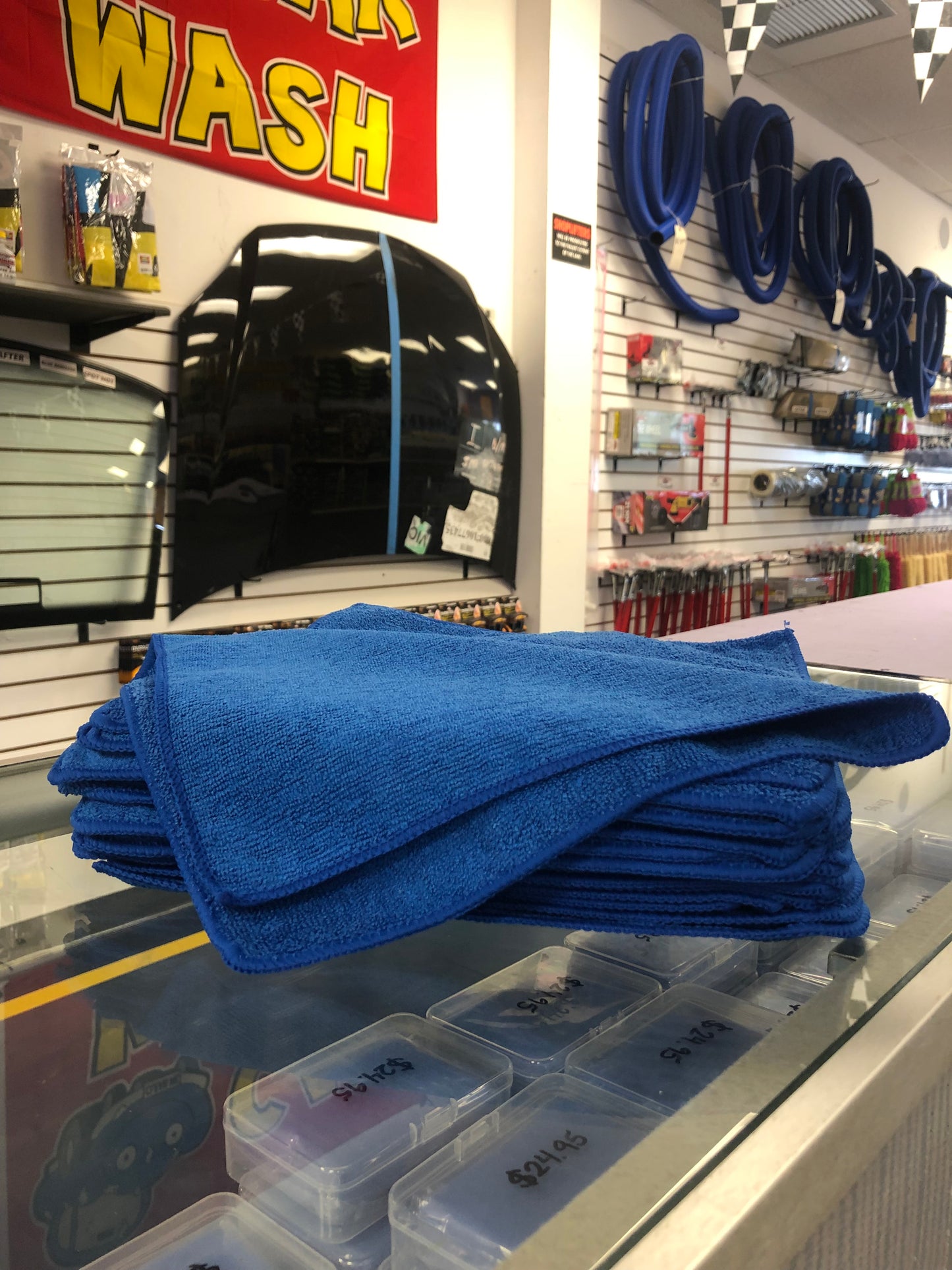 12x12 Microfiber Towel Navy Blue