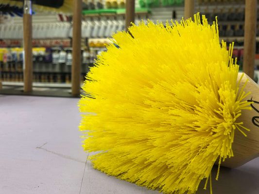 Carpet Scrub Brush Yellow, interior detail brush
